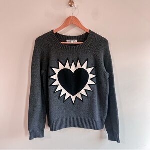 Elizabeth and James Heart Burst Sweater